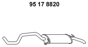95 17 8820 EBERSP%C3%84CHER Exhaust System End Silencer