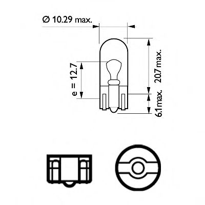 12961 PHILIPS Bulb, indicator; Bulb, licence plate light; Bulb, tail light; Bulb, interior light; Bulb, boot interior light; Bulb, engine bay light; Bulb, park-/position light; Bulb, outline lamp; Bulb; Bulb, position-/outline lamp; Bulb, position-/outline lamp; Bulb, auxiliary stop light; Bulb, auxiliary stop light; Bulb, glove box light; Bulb, reading light; Bulb, indicator-/outline lamp