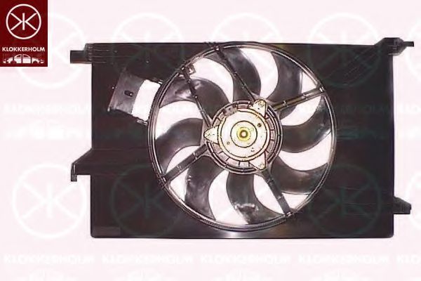 50782601 KLOKKERHOLM Cooling System Fan, radiator