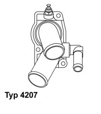 4207.92D WAHLER Cooling System Thermostat, coolant
