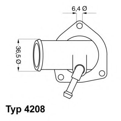 4208.92D WAHLER Cooling System Thermostat, coolant