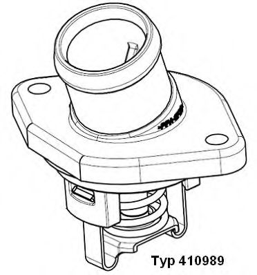 410989.87D WAHLER Cooling System Thermostat, coolant