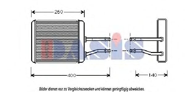 019006N AKS+DASIS Heating / Ventilation Heat Exchanger, interior heating