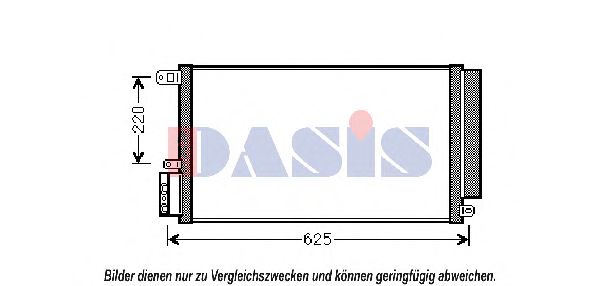 022005N AKS+DASIS Condenser, air conditioning
