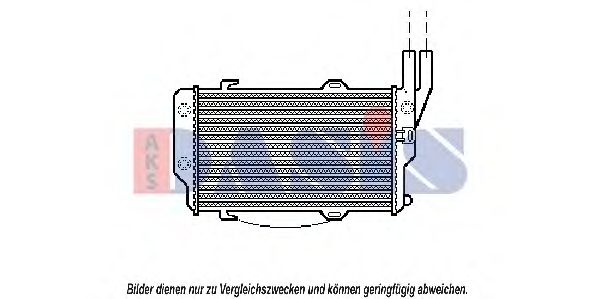 040018N AKS DASIS Radiator, engine cooling