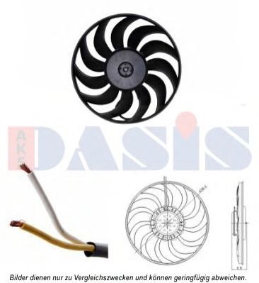 048054N AKS+DASIS Cooling System Fan, radiator
