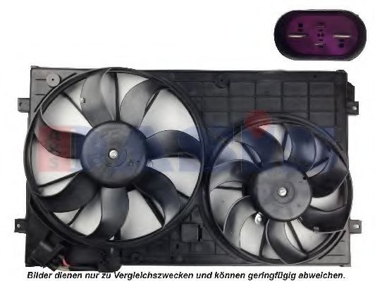 048108N AKS+DASIS Cooling System Fan, radiator