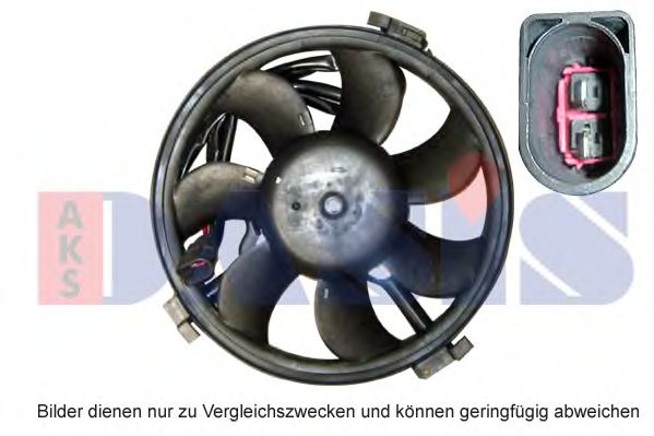 048700N AKS+DASIS Fan, radiator