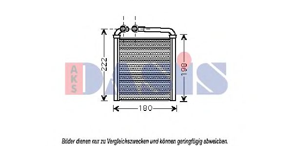 049014N AKS+DASIS Heat Exchanger, interior heating