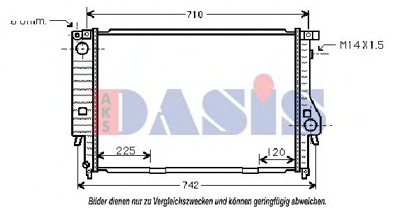 051510N AKS+DASIS Cooling System Radiator, engine cooling