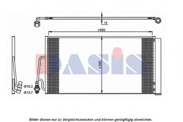 052018N AKS+DASIS Air Conditioning Condenser, air conditioning