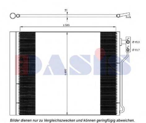 052023N AKS+DASIS Air Conditioning Condenser, air conditioning