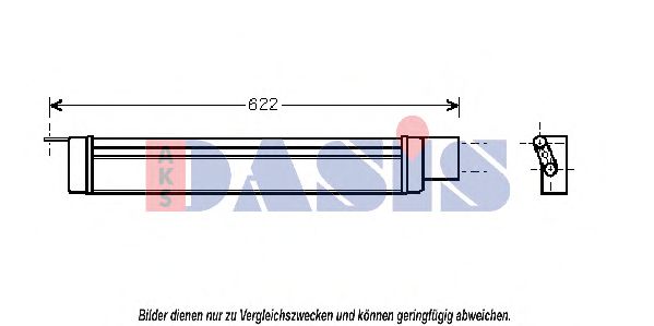 056004N AKS+DASIS Lubrication Oil Cooler, engine oil