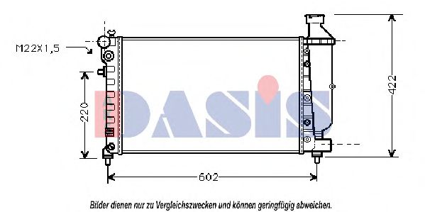 060920N AKS+DASIS Cooling System Radiator, engine cooling