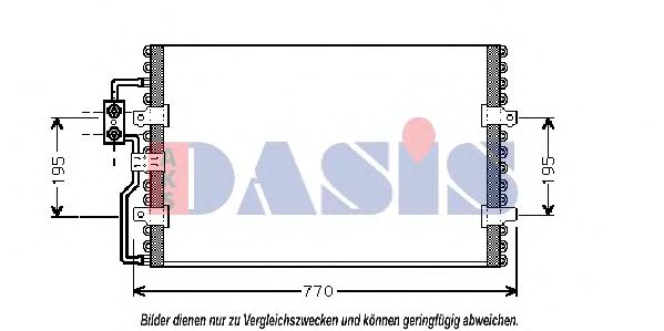 062030N AKS+DASIS Condenser, air conditioning