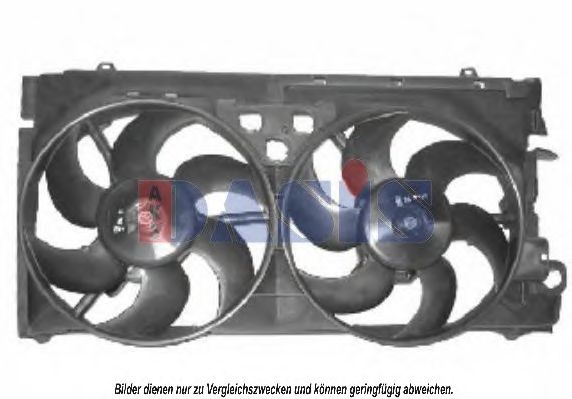 068022N AKS+DASIS Cooling System Fan, radiator