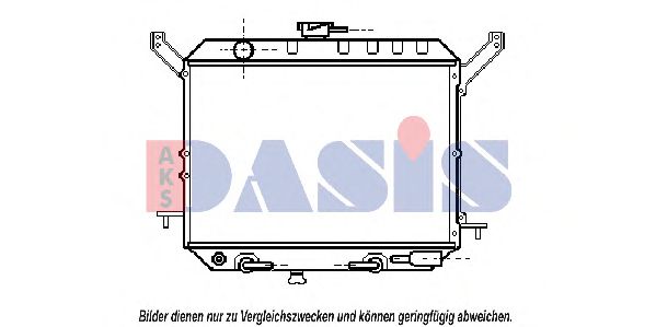 070042N AKS+DASIS Kühlung Kühler, Motorkühlung