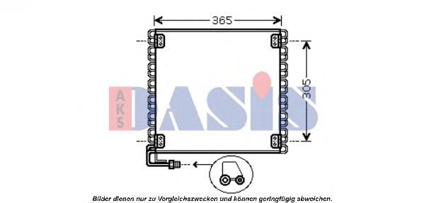 072019N AKS+DASIS Klimaanlage Kondensator, Klimaanlage