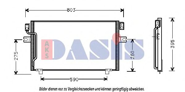 072020N AKS+DASIS Condenser, air conditioning
