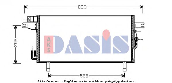 072032N AKS+DASIS Condenser, air conditioning