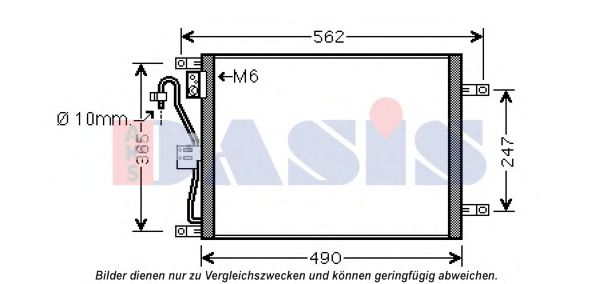 072043N AKS+DASIS Condenser, air conditioning