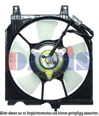078054N AKS+DASIS Fan, radiator