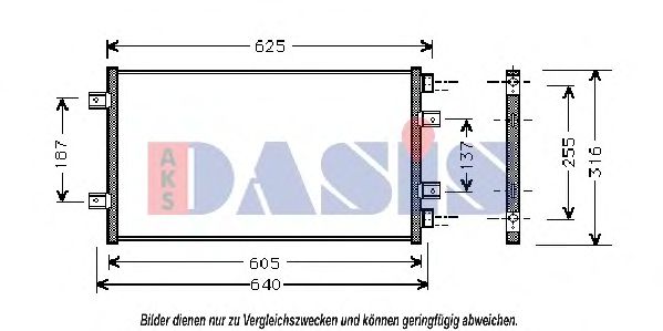 082006N AKS DASIS Condenser, air conditioning