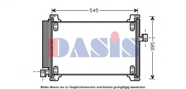 082044N AKS+DASIS Condenser, air conditioning