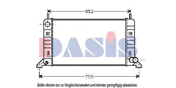 090032N AKS+DASIS Kühlung Kühler, Motorkühlung