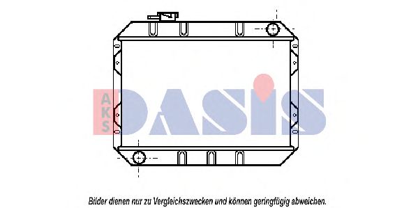 090220N AKS+DASIS Cooling System Radiator, engine cooling