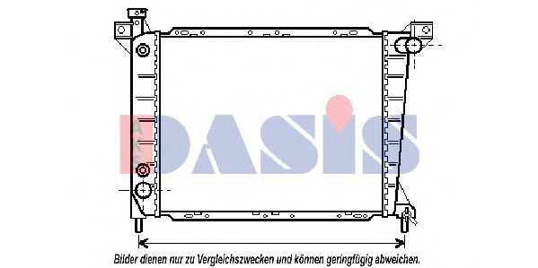 091260N AKS+DASIS Cooling System Radiator, engine cooling