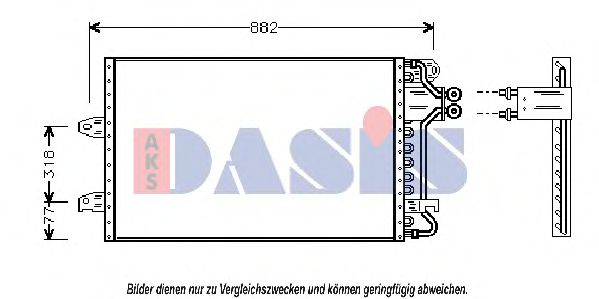 092001N AKS+DASIS Condenser, air conditioning