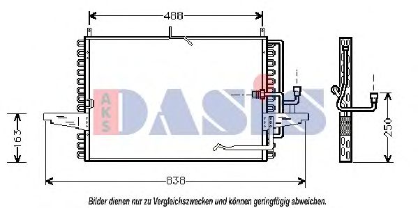 092023N AKS+DASIS Air Conditioning Condenser, air conditioning