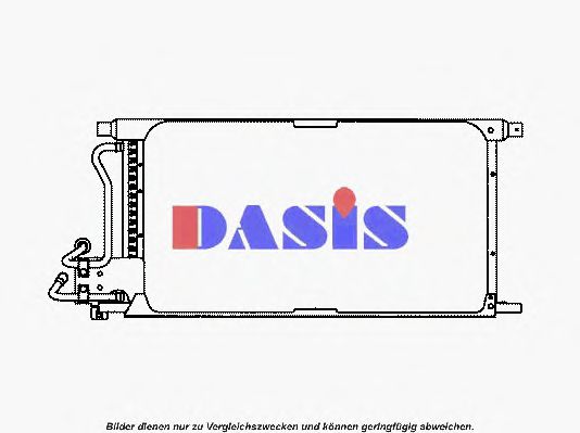092090N AKS+DASIS Condenser, air conditioning