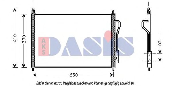 092230N AKS+DASIS Condenser, air conditioning