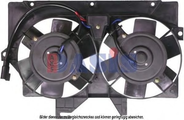 098108N AKS+DASIS Cooling System Fan, radiator