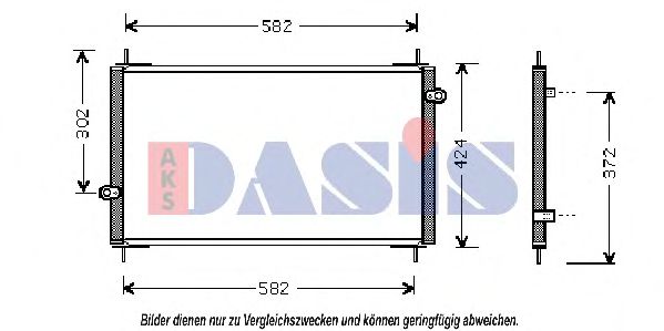 102004N AKS+DASIS Condenser, air conditioning