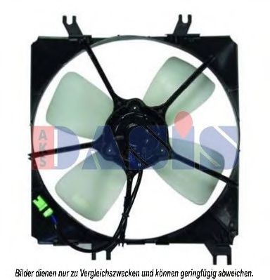 108020N AKS+DASIS Fan, radiator