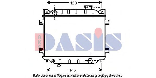 110020N AKS+DASIS Kühler, Motorkühlung