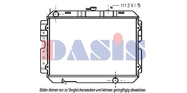 110330N AKS DASIS Kühler, Motorkühlung