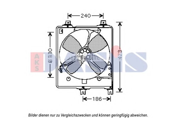 112029N AKS+DASIS Cooling System Fan, radiator