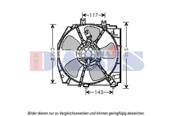 112032N AKS+DASIS Cooling System Fan, radiator
