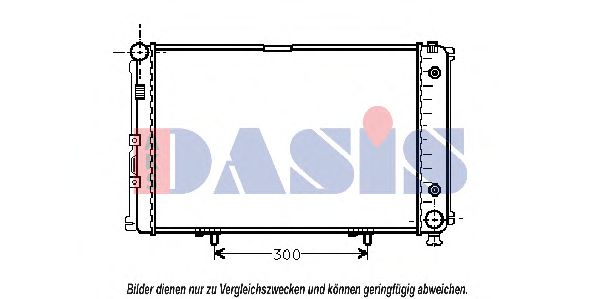 120410N AKS+DASIS Cooling System Radiator, engine cooling
