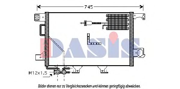 122016N AKS+DASIS Condenser, air conditioning