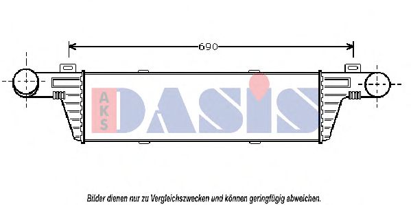 127100N AKS+DASIS Ladeluftkühler