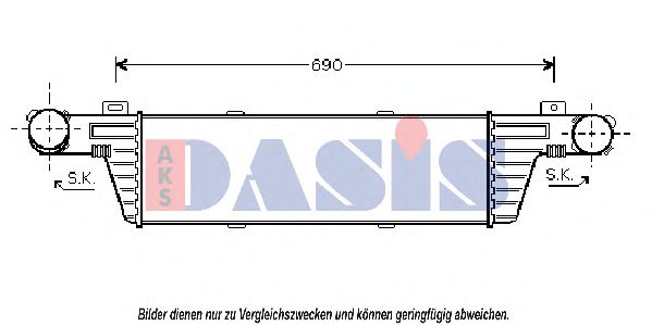 127150N AKS+DASIS Ladeluftkühler