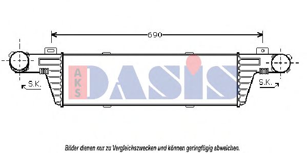 127160N AKS+DASIS Ladeluftkühler
