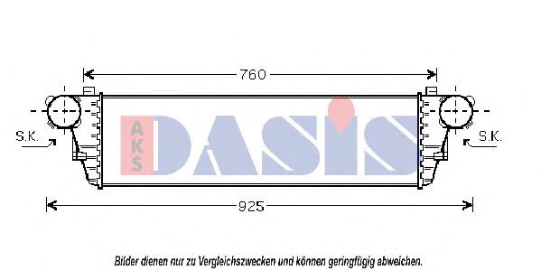 127170N AKS+DASIS Ladeluftkühler