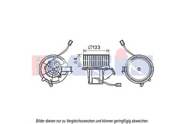 128138N AKS+DASIS Cooling System Fan, radiator