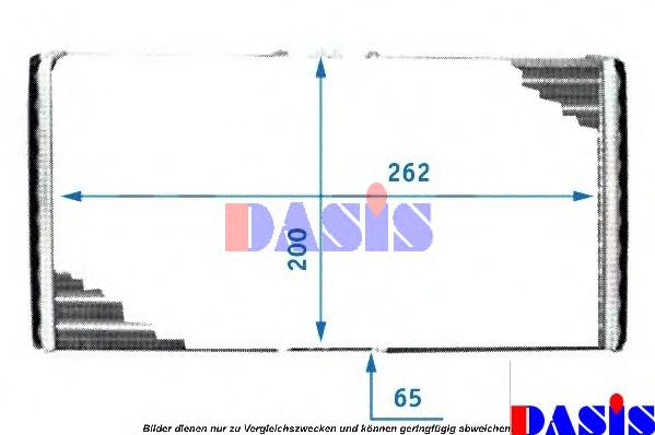 129150N AKS+DASIS Heizung/Lüftung Wärmetauscher, Innenraumheizung